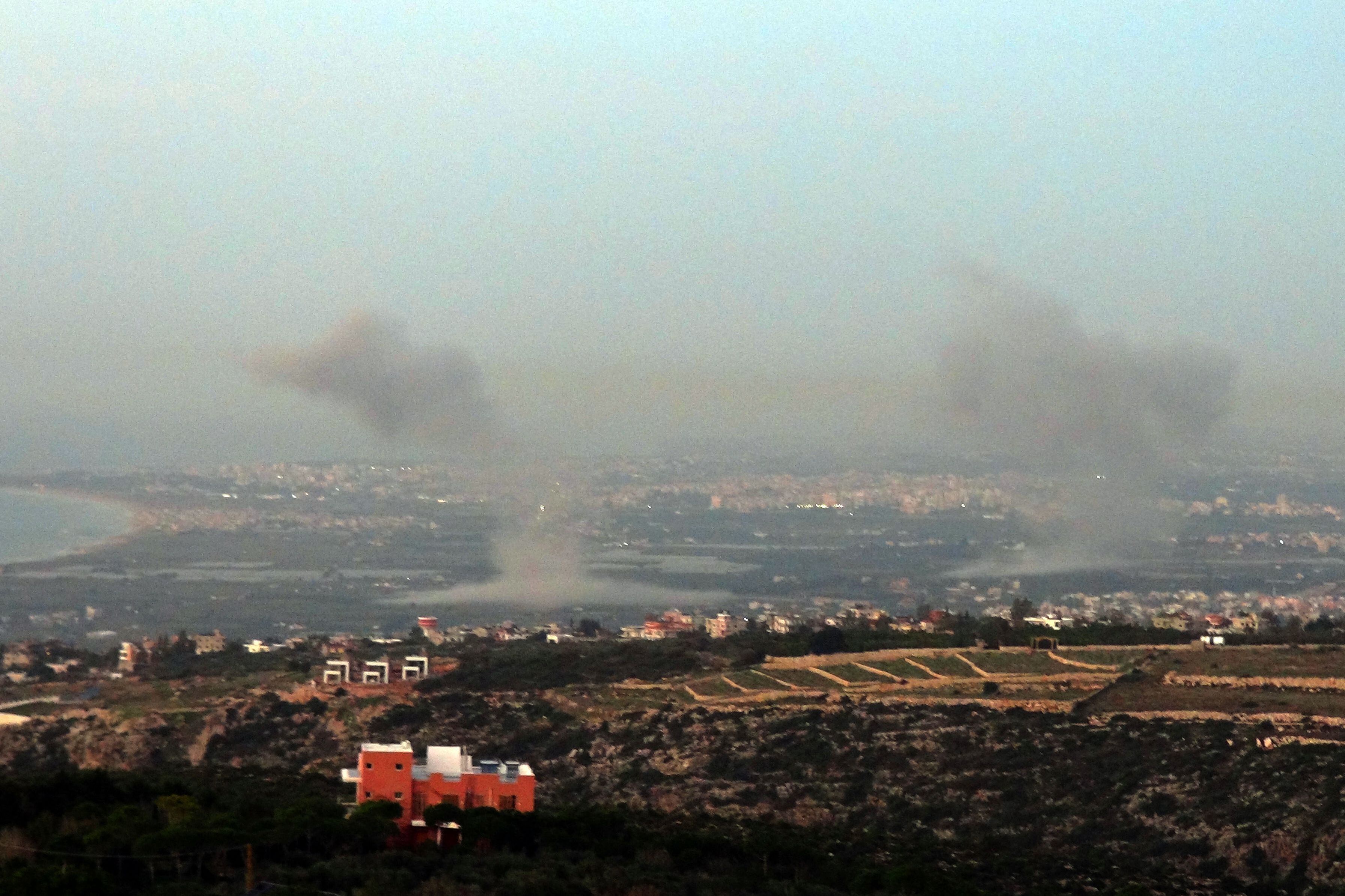 La ciudad de Tiro en Líbano, sacudida tras el ataque atribuido a un dron israelí. (Foto de AFP)