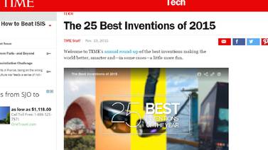 Revista 'Time' elige los inventos más destacados de 2015