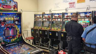 Policía de San José intenta poner fin a máquinas tragamonedas 