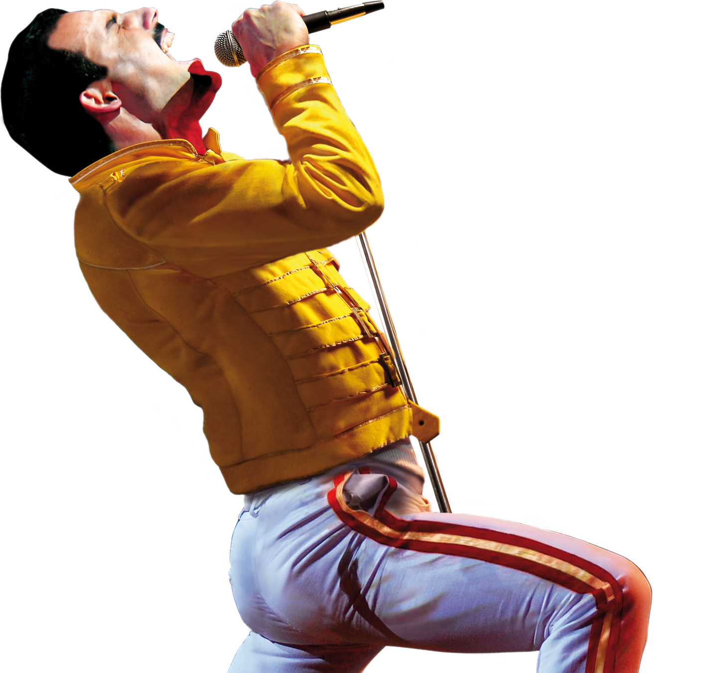 Pablo Padin interpreta en la voz y el piano al mítico Freddie Mercury de Queen en el grupo tributo Dios salve a la Reina, que se presentará en concierto en Costa Rica.