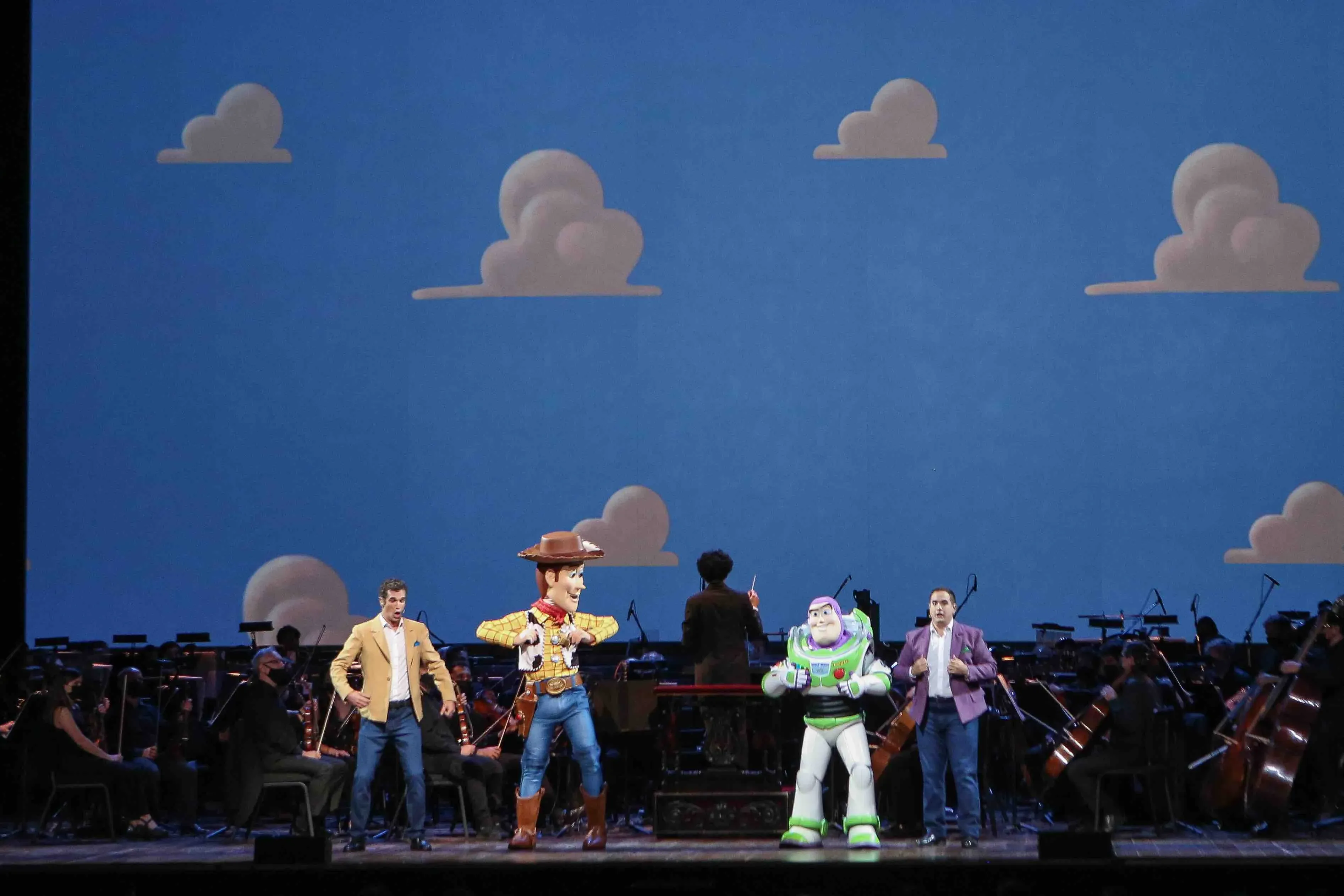 'Magia y Sinfonía', de Disney, promete un espectáculo que emocionará a adultos y niños.  La película 'Toy Story' será parte del show. Foto: Cortesía