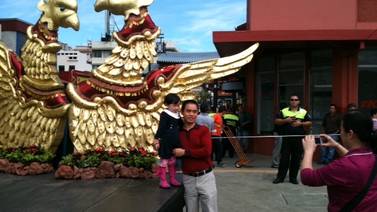 Con danzas de dragones y leones el municipio josefino inauguró su barrio chino