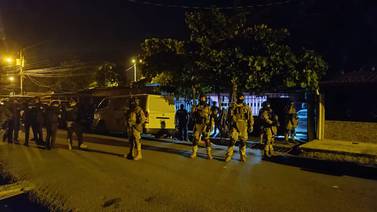 Detenidos 11 presuntos sicarios de cuatro bandas de Puntarenas