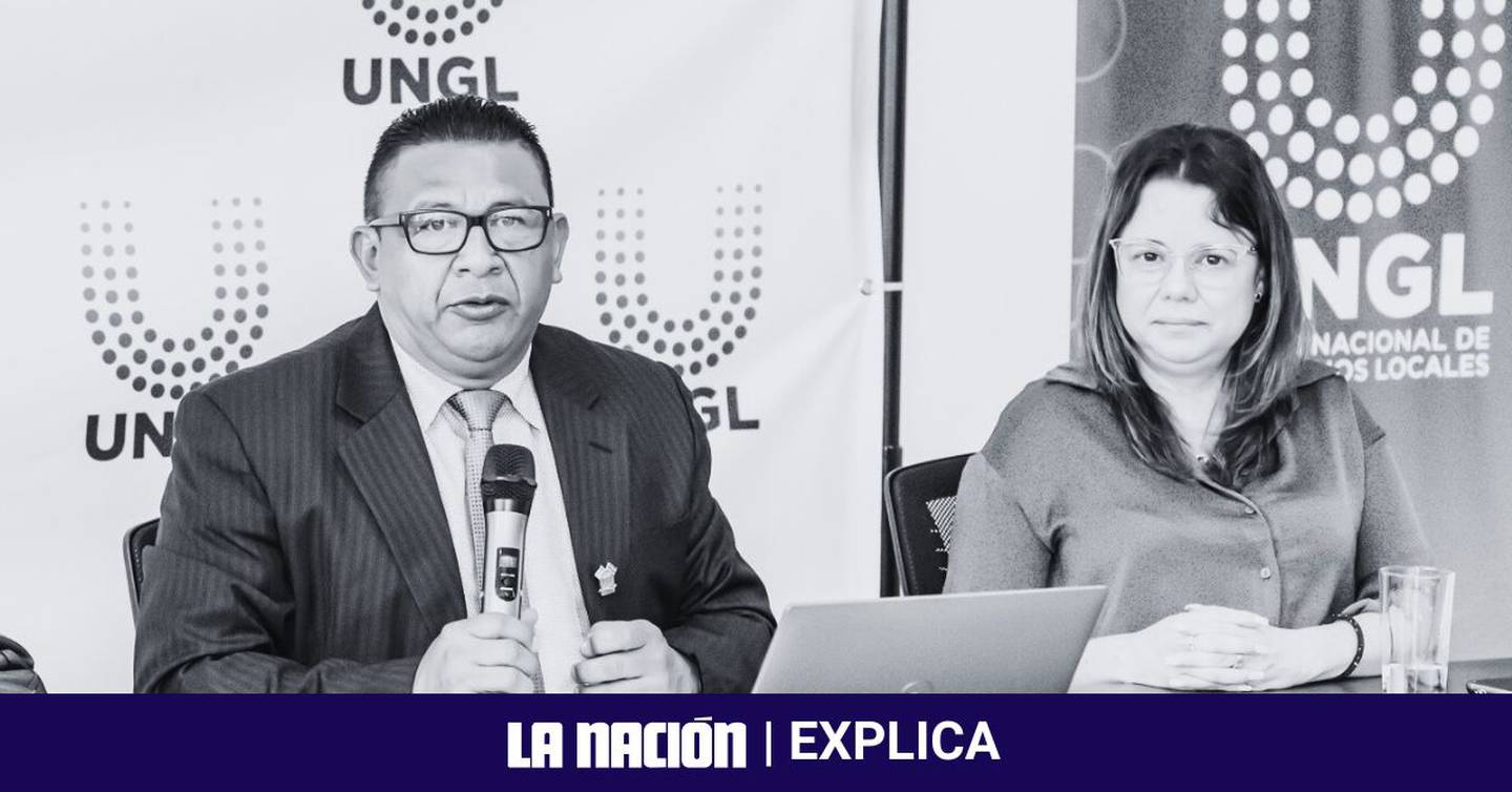 En la imagen, el presidente de la UNGL, José Bernardino Rojas, y la directora ejecutiva, Karen Porras.
