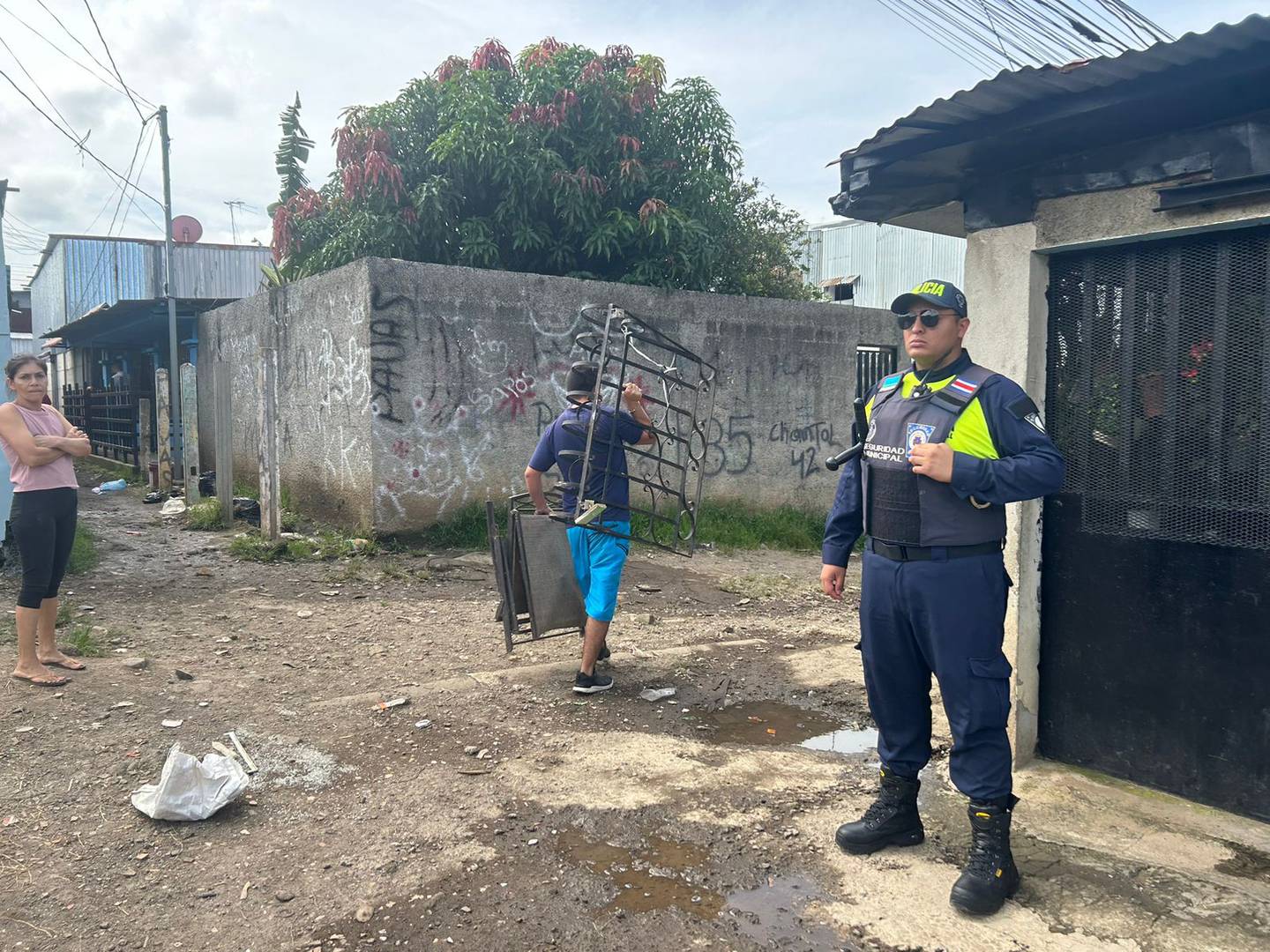Policía Municipal desalojo Pavas