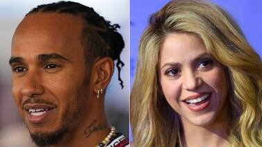 Antes de Shakira, ¿con qué otras celebridades se le relacionó al piloto Lewis Hamilton?