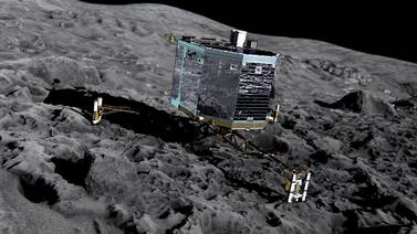 Cometa 67P, junto a la sonda Rosetta y su robot Philae, están lo más cerca del Sol