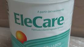 Hospital de Niños pide suspender uso de fórmula infantil en polvo Elecare