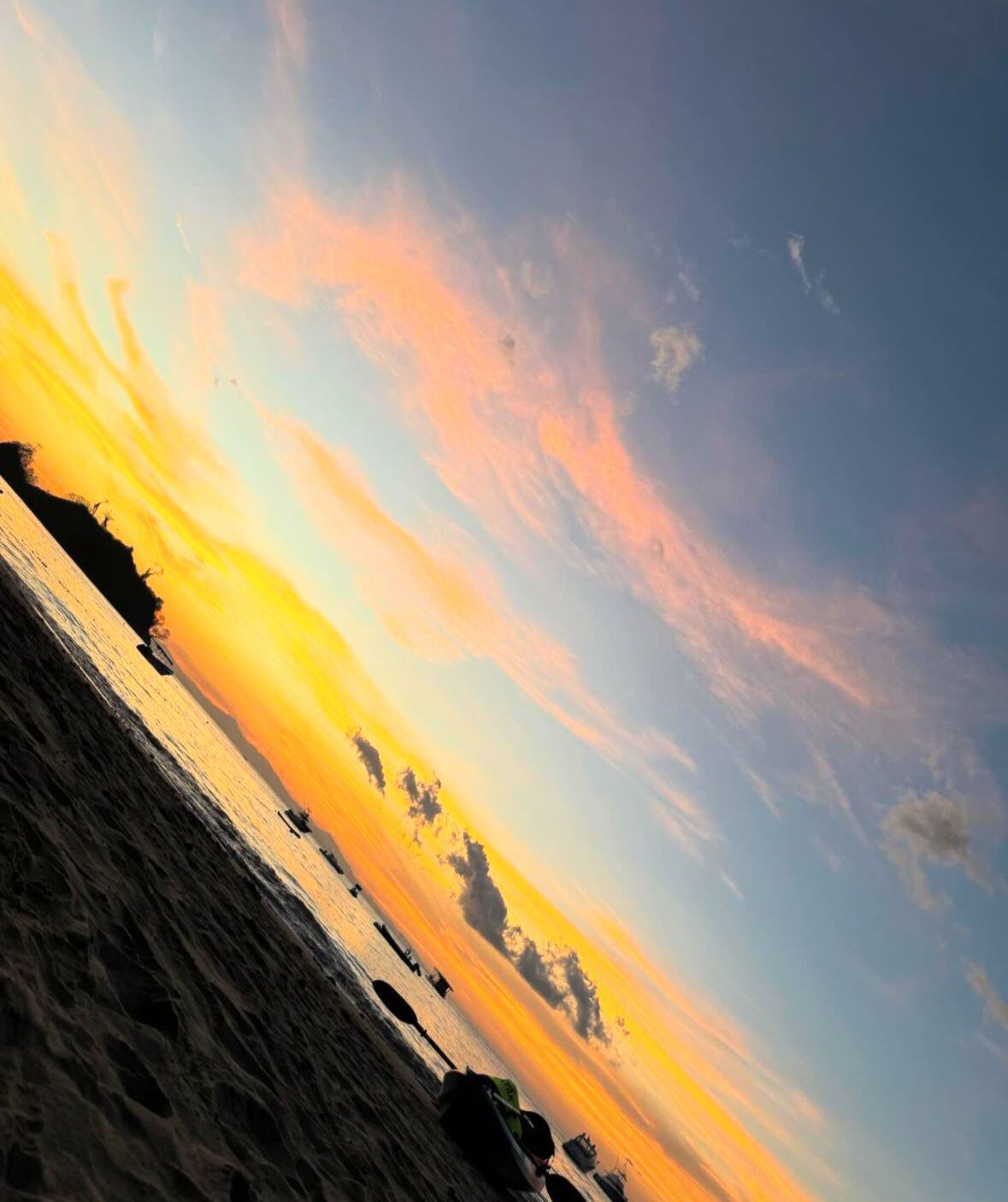 Keyla Sánchez quedó enamorada de la playa.(Instagram)