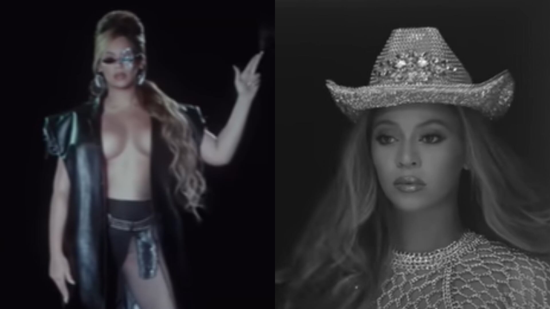 Beyoncé lució vestimenta occidental en los videos de sus sencillos 'Texas Hold ‘Em' y '16 Carriages'.