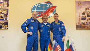  Tres astronautas viajan este miércoles hacia la Estación Espacial Internacional