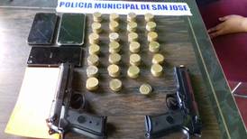 Policía de San José capturó a sujeto que asaltó venta de lotería con pistolas de juguete