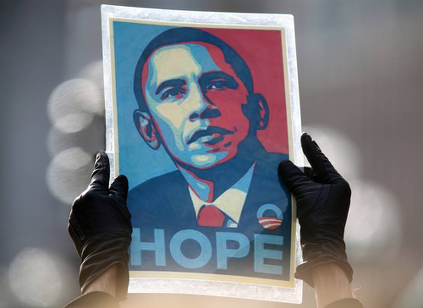 El afiche con la palabra 'Hope' (esperanza) se convirtió en el ícono de la campaña electoral estadounidense del 2008, ganada por Barack Obama.
