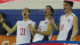 Costa Rica derrotó a El Salvador en el Centroamericano Sub 21 de voleibol masculino