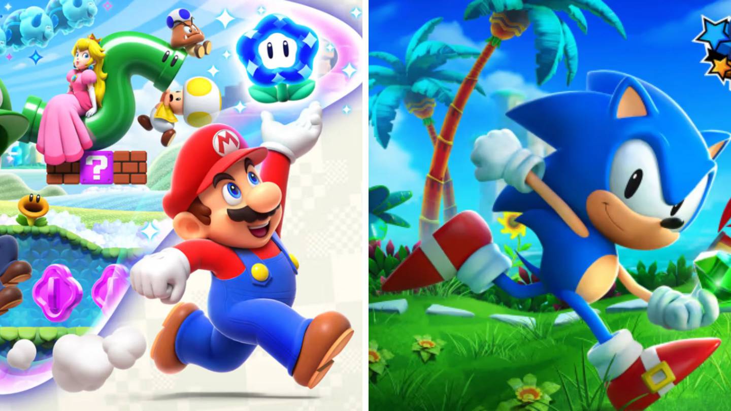 'Super Mario Bros Wonder' y 'Sonic Supestars' se lanzarán a nivel global el 20 y 17 de octubre, respectivamente.