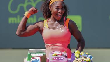 Serena Williams se repuso de un nefasto segundo set y vence a la alemana Lisicki en Miami