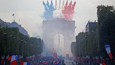 París se convirtió en un carnaval para festejar a los campeones del mundo