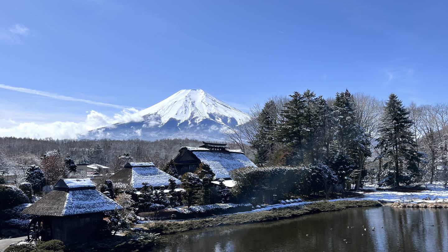 Aspirantes a las becas disponen de más de seis semanas para prepararse y participar. Vista del monte Fuji, conocido como Fujiyama, desde la villa de Oshino en el distrito de Minamitsuru (Prefectura de Yamanashi). Fotografía: Juan Fernando Lara S.