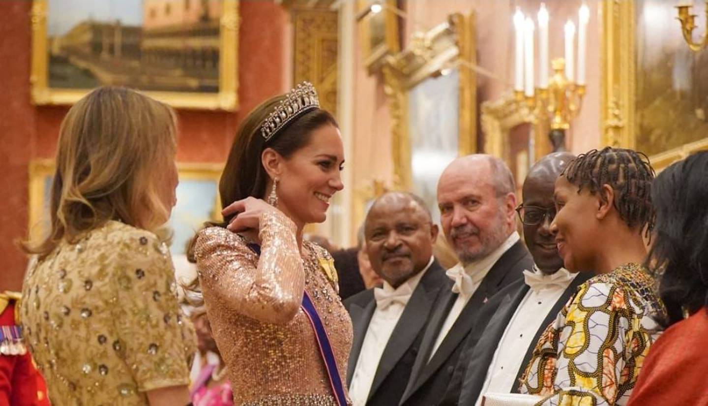Rafael Ortiz acudió en diciembre pasado a una fiesta del Cuerpo Diplomático en Reino Unido, a la que acudió al princesa de Gales.