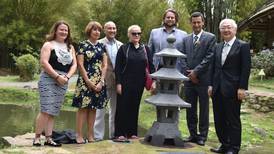 Jardín Lankester exhibe símbolo en memoria de niños víctimas por bomba de Hiroshima