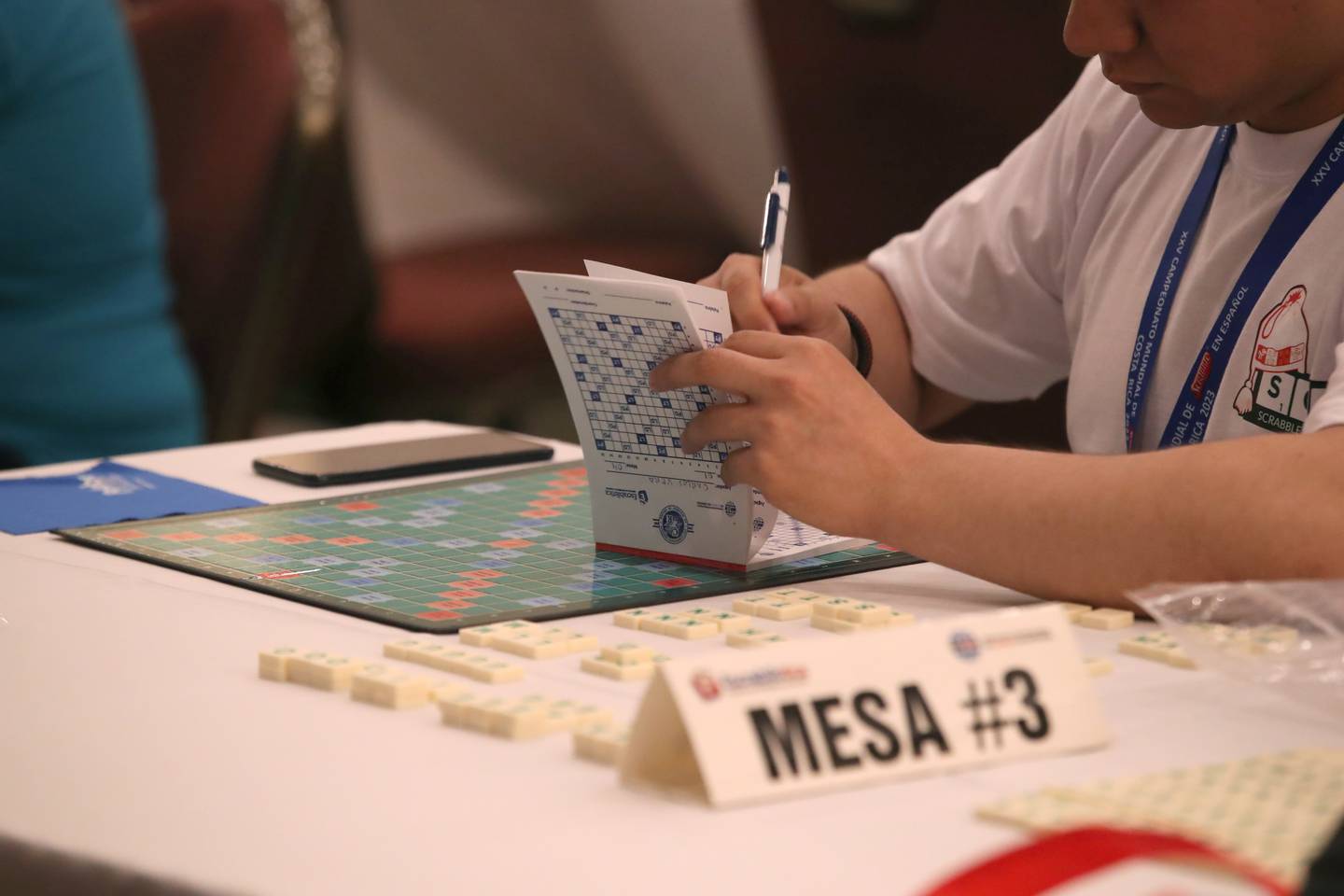 27/11/2023/ Mundial de Scrabble en Costa Rica / varios de participantes de diferentes paises asi como ticos participaron en este evento que se realizo en Hotel Crown Plaza de Corobocí, San José / foto John Durán