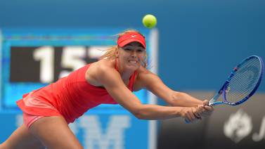María Sharapova avanzó a las semifinales del abierto de Australia 