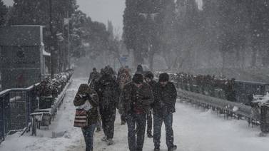 Ola de frío en Europa provoca una veintena de muertos