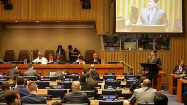 Carlos Alvarado insta a países a ratificar Tratado de Prohibición de Armas Nucleares