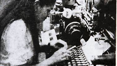 Hoy hace 50 años: Ana Céspedes, fue la primera mujer que se graduó como tipógrafa en Costa Rica