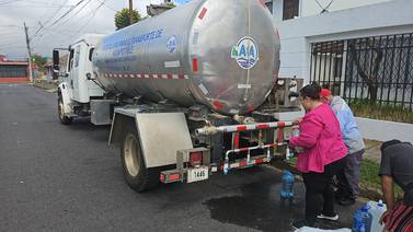 AyA mantiene alerta de no consumir agua en San Juan de Dios de Desamparados