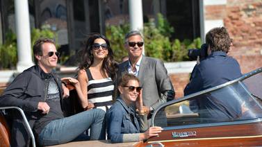 Boda de George Clooney con la abogada Amal Alamuddin blinda y enloquece Venecia