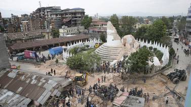 Terremoto en Nepal destruye parte de su patrimonio cultural
