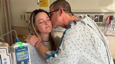 Una historia de amor: Papá en Estados Unidos se entera que su hija le donó un riñón 