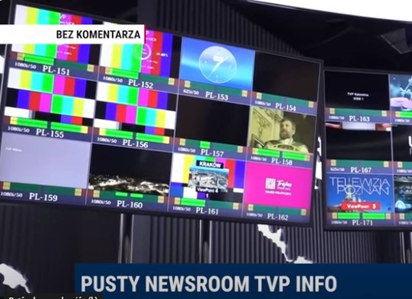 El canal estatal de noticias  TVP Info, fuerte crítico de Tusk y que trató de presentarlo como deshonesto y bajo la influencia de Alemania y Rusia, dejó de transmitir.