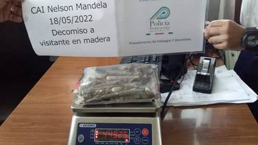 Sujeto intentó introducir 449 gramos de marihuana a cárcel de San Carlos