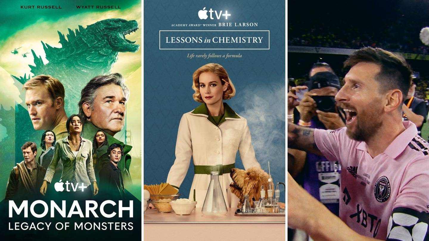 'Monarch', 'Lecciones de Química' y 'Messi llega a Estados Unidos' son algunos de los estrenos que saldrán en Apple TV+ desde octubre hasta enero del 2024.