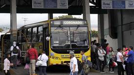 Empresa de   Coronado redujo  buses  en la capital