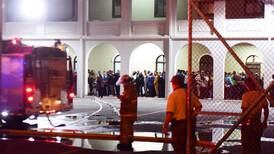 Bomberos atendió incendio en sótano de centro de confianza de Guadalupe 
