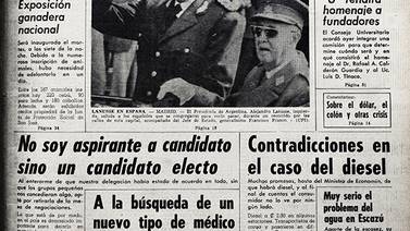 Hoy hace 50 años: Fernando Trejos electo candidato presidencial