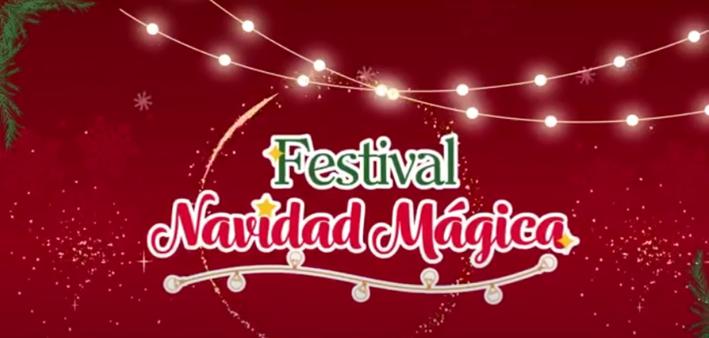 Esta es la primera edición del festival "Navidad Mágica".