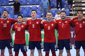 Selección de Costa Rica de futsal celebró un ratico mientras se definía su rival por el pase al Mundial
