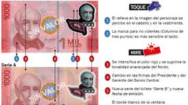 Nuevos billetes de ¢1.000 no son falsos: cambiaron las medidas de seguridad