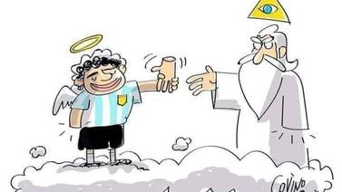 Palabra de Maradona: ‘Fue la mano de Dios’ su frase inmortal