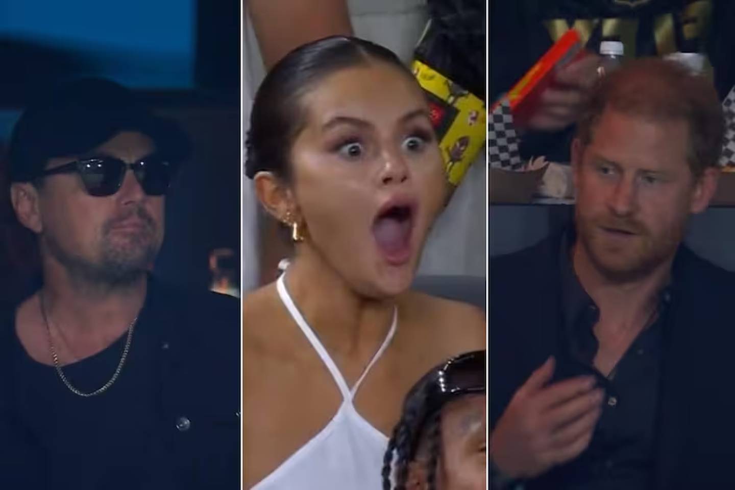 Di Caprio, Selena Gómez y el príncipe Harry en el partido de Messi. Desde que el argentino entró a la MLS los costos de la boletería a los partidos van en aumento