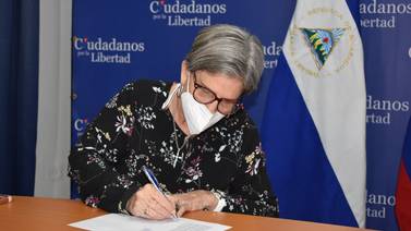 Kitty Monterrey, presidenta de alianza nicaragüense, se exilia en Costa Rica