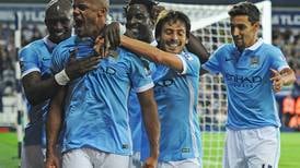 Manchester City vence 3-0 a West Bromwich en la liga Premier