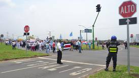 Sindicatos bloquearon vías en San José, Montes de Oca y Alajuela