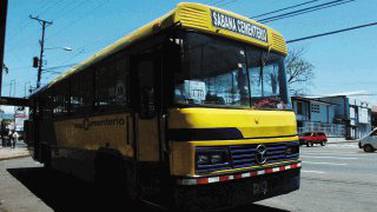 Usuarios de buses a Sabana y La Pitahaya pagan desde este viernes ¢100 más en tarifa; subió a ¢245