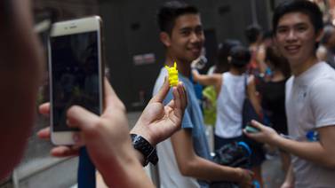 Calles de Hong Kong vivieron la primera marcha Pokémon Go