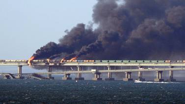 Puente de Crimea, la ‘joya de Putin’, destruido por una explosión 